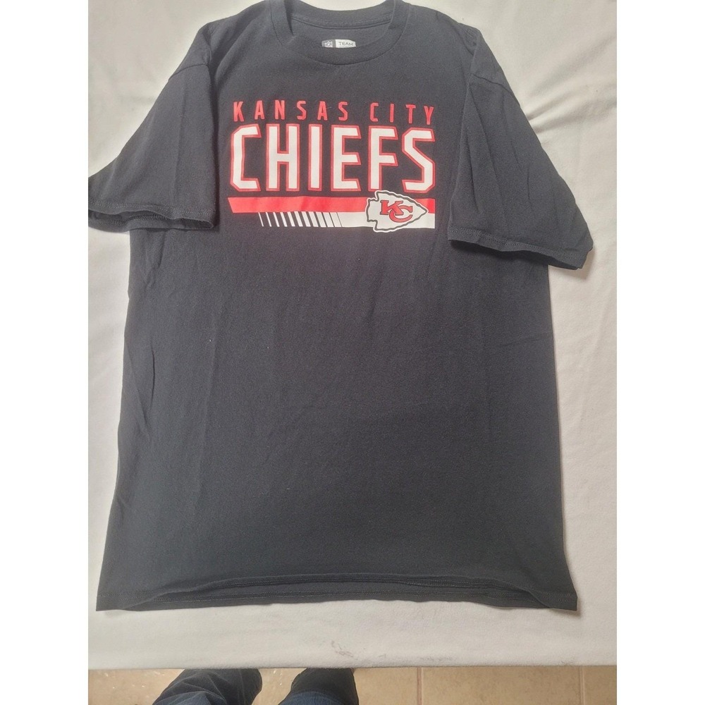 Kansas City Chiefs NFL Sportsman Team Apparel Graphic T‎ Shirt Black Size L
